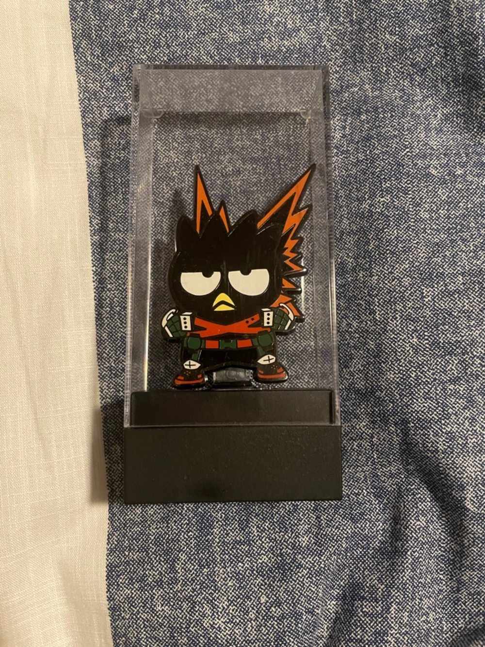 Hello Kitty and Friends x My Hero Academia Badtz-Maru x Bakugo Katsuki Figpin